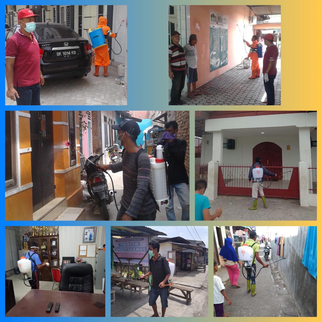 PENYEMPROTAN DISINFEKTAN